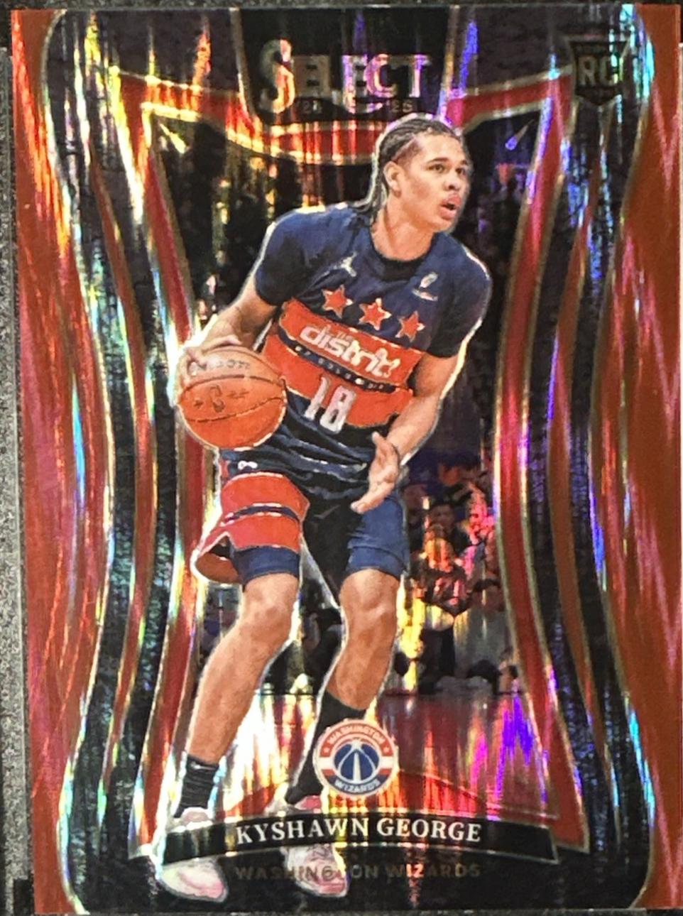 Kyshawn George [Red Flash Prizm] #374