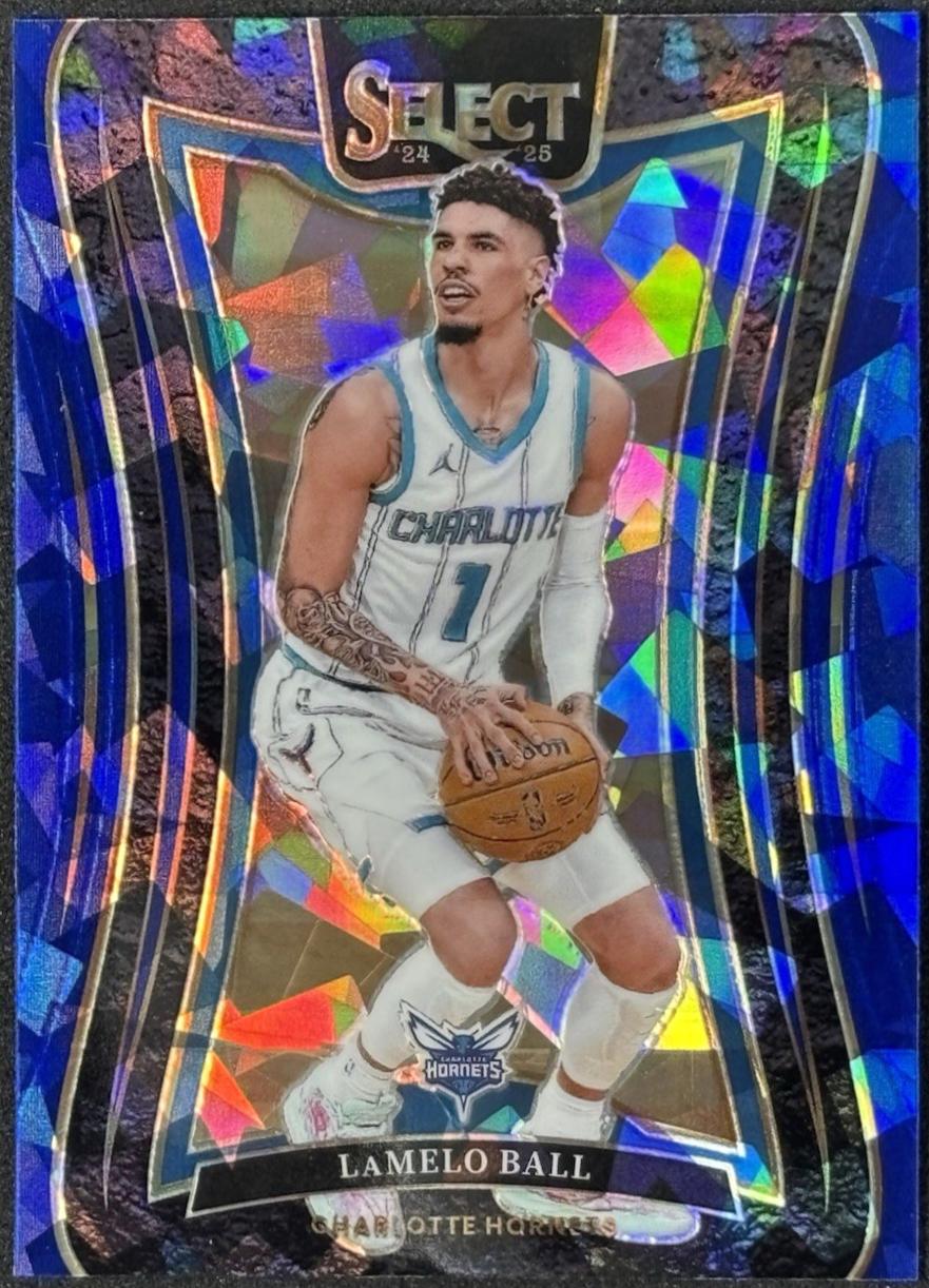 LaMelo Ball [Blue Cracked Ice Prizm] #316