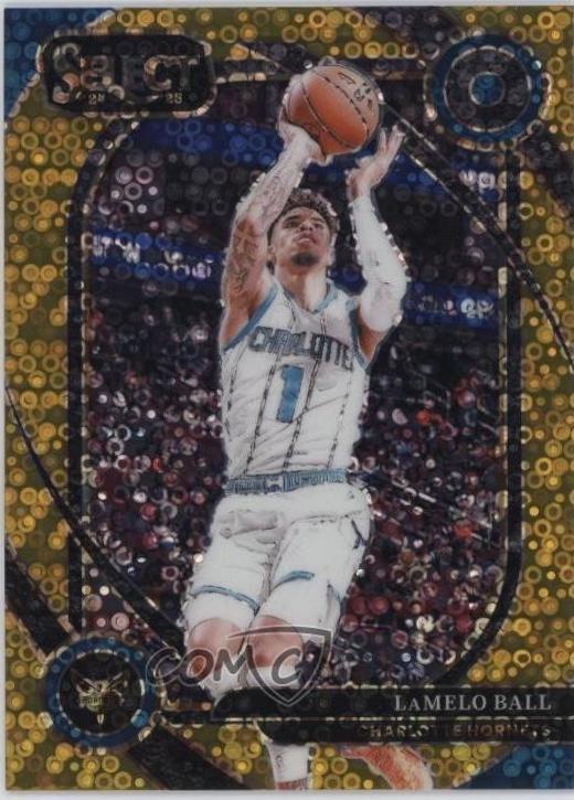 LaMelo Ball [Gold Disco Prizm] #256