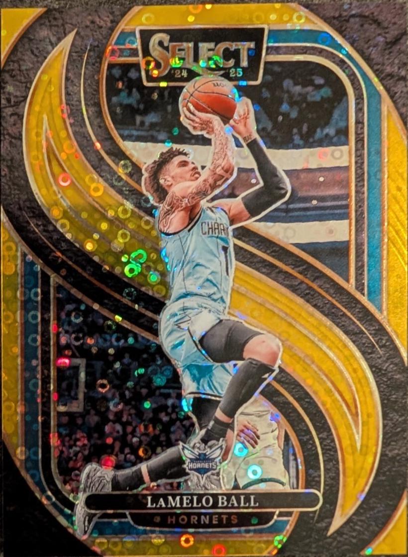 LaMelo Ball [Gold Glitter Prizm] #147