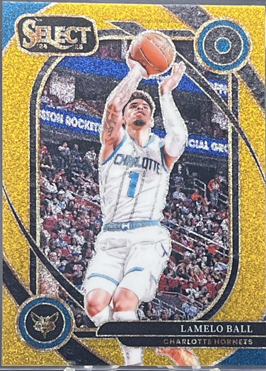LaMelo Ball [Gold Glitter Prizm] #256