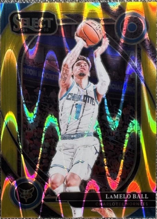 LaMelo Ball [Gold Wave Prizm] #256