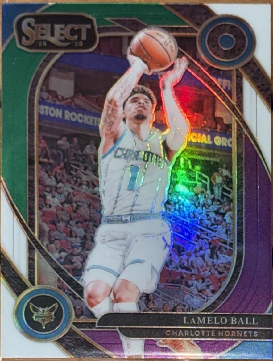 LaMelo Ball [Green White Purple Prizm] #256