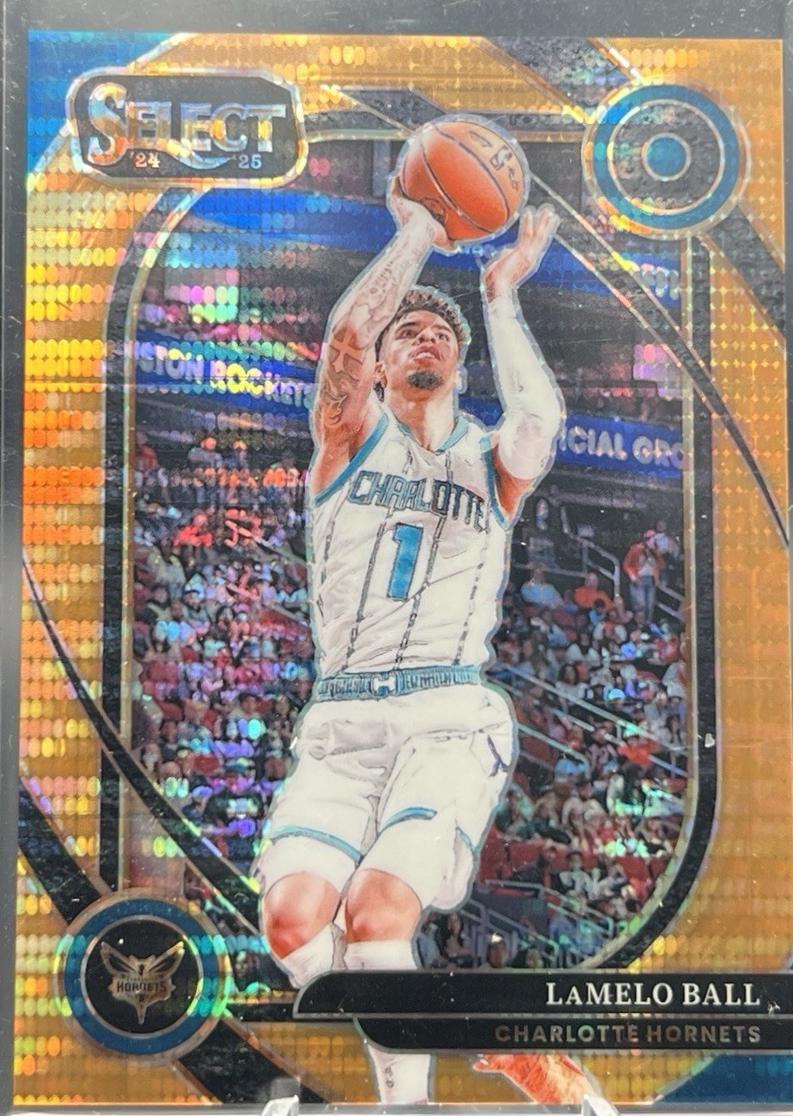 LaMelo Ball [Neon Orange Pulsar Prizm] #256