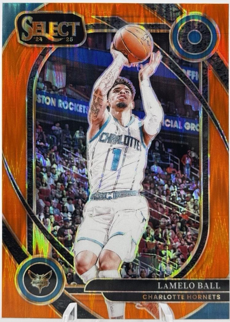 LaMelo Ball [Orange Flash Prizm] #256