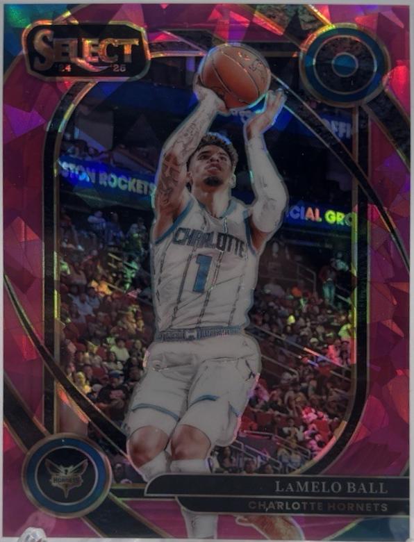 LaMelo Ball [Pink Cracked Ice Prizm] #256