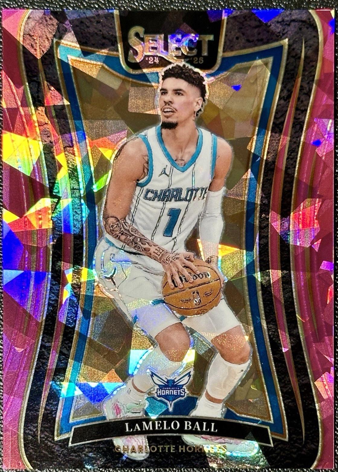 LaMelo Ball [Pink Cracked Ice Prizm] #316