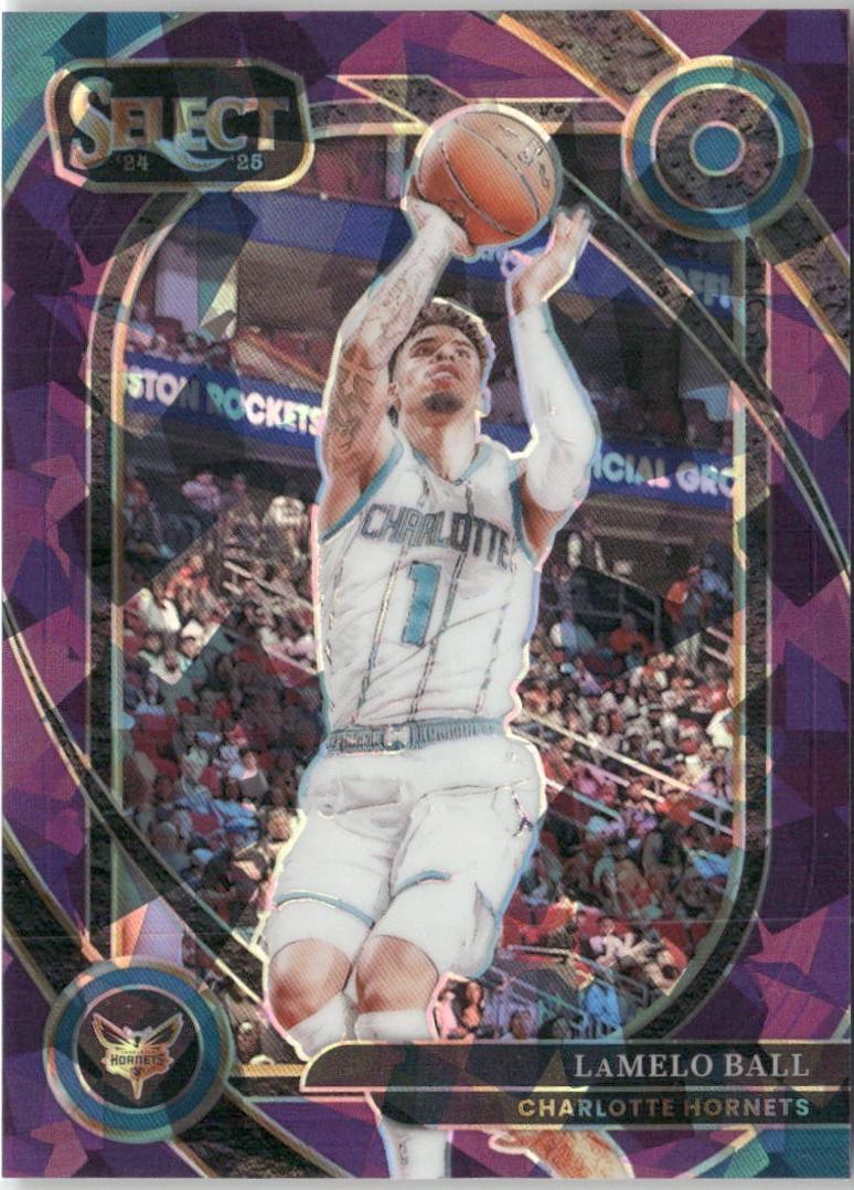 LaMelo Ball [Purple Cracked Ice Prizm] #256