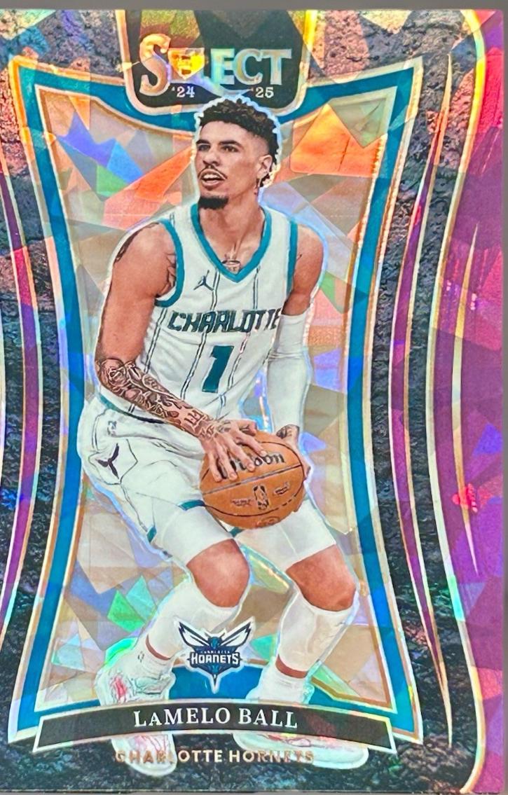 LaMelo Ball [Purple Cracked Ice Prizm] #316