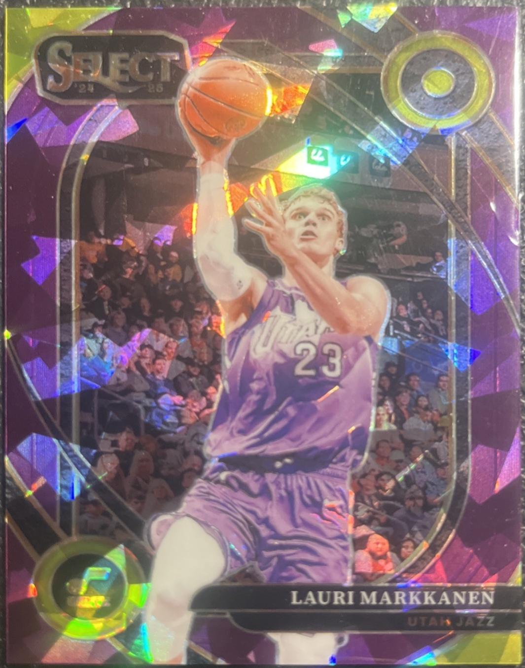 Lauri Markkanen [Purple Cracked Ice Prizm] #205
