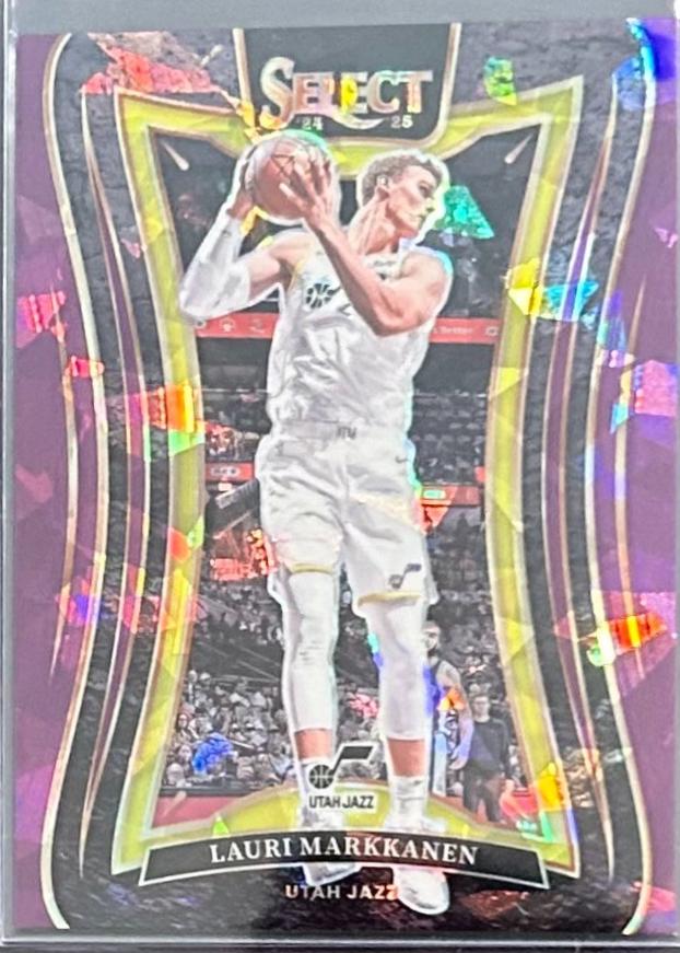 Lauri Markkanen [Purple Cracked Ice Prizm] #324