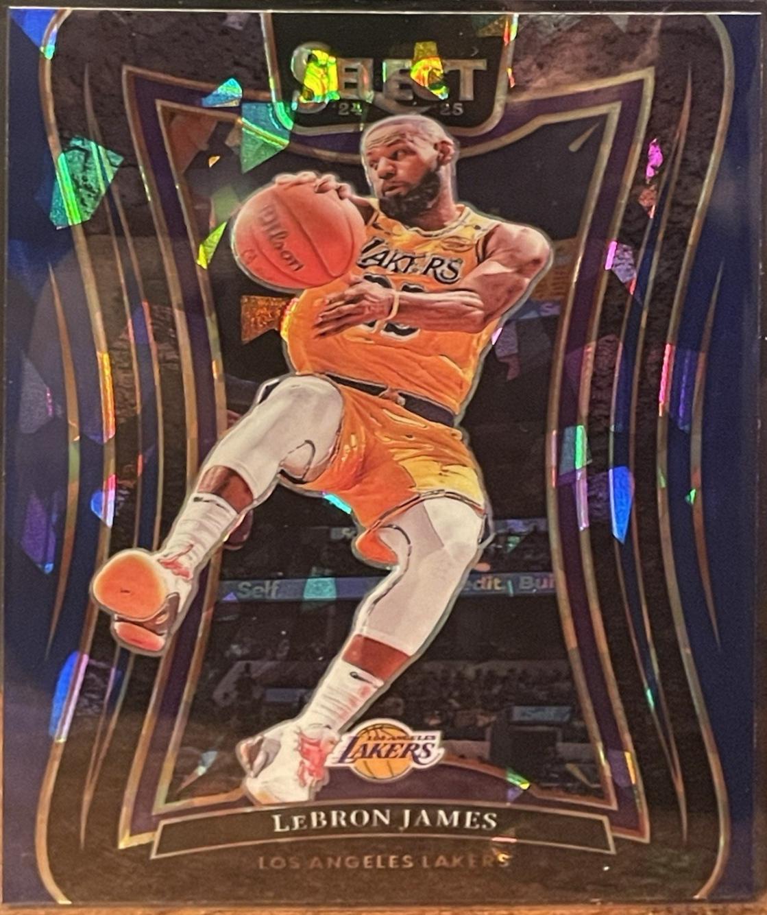 LeBron James [Blue Cracked Ice Prizm] #310