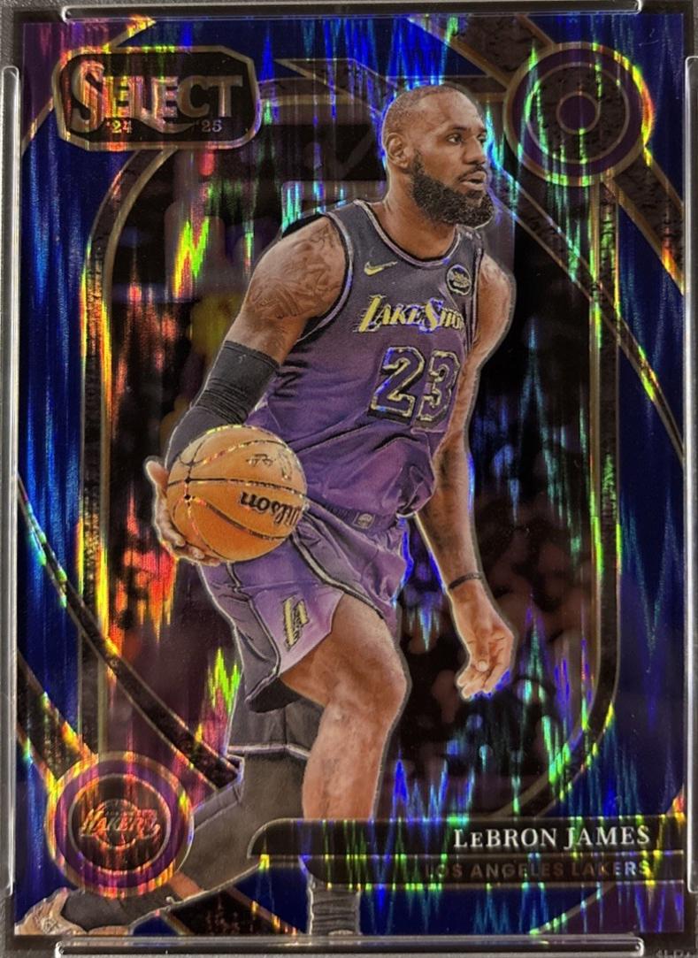 LeBron James [Blue Flash Prizm] #241