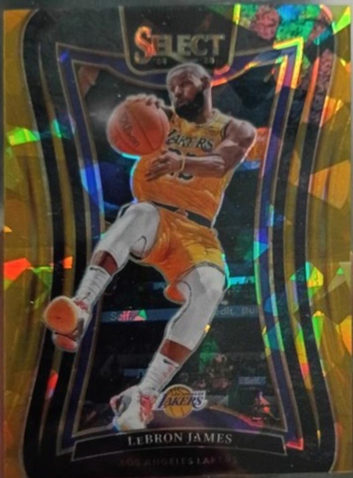 LeBron James [Gold Cracked Ice Prizm] #310