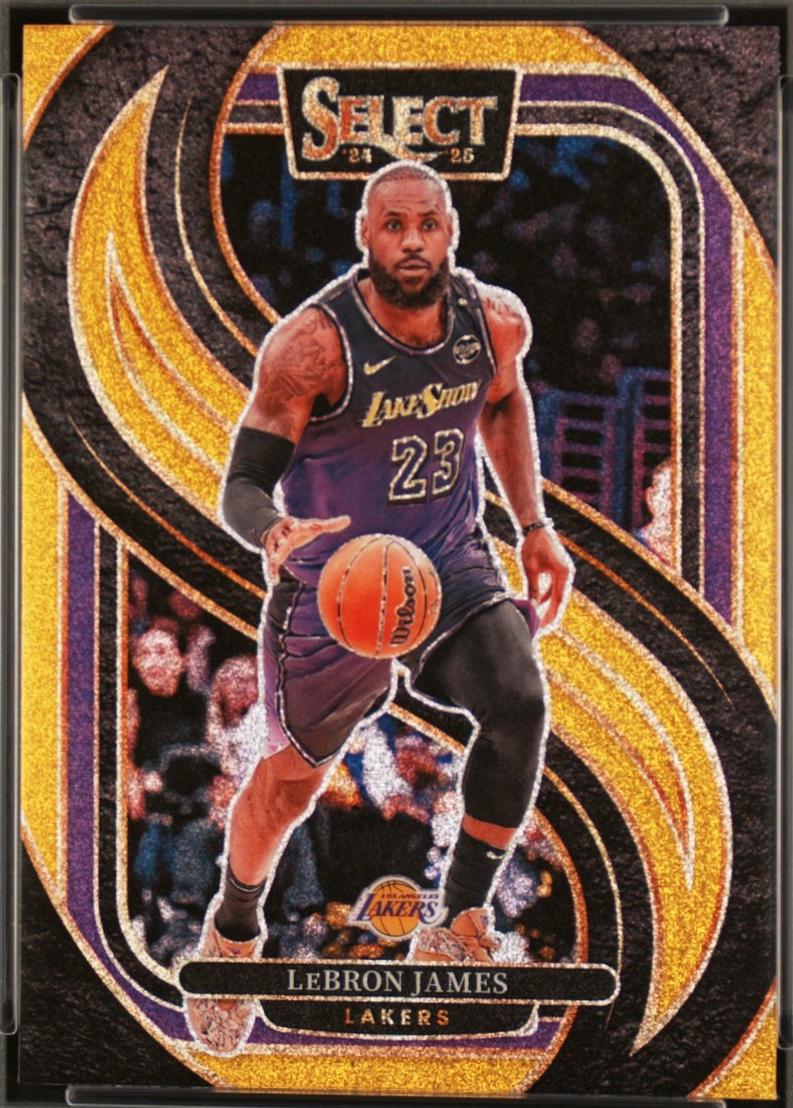 LeBron James [Gold Glitter Prizm] #111