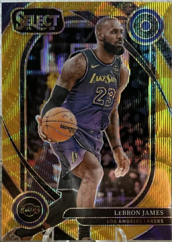 LeBron James [Gold Wave Prizm] #241