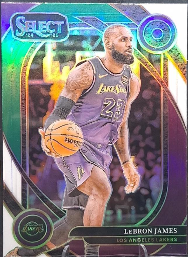 LeBron James [Green White Purple Prizm] #241