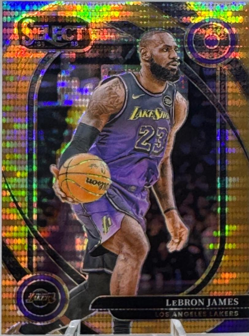 LeBron James [Neon Orange Pulsar Prizm] #241