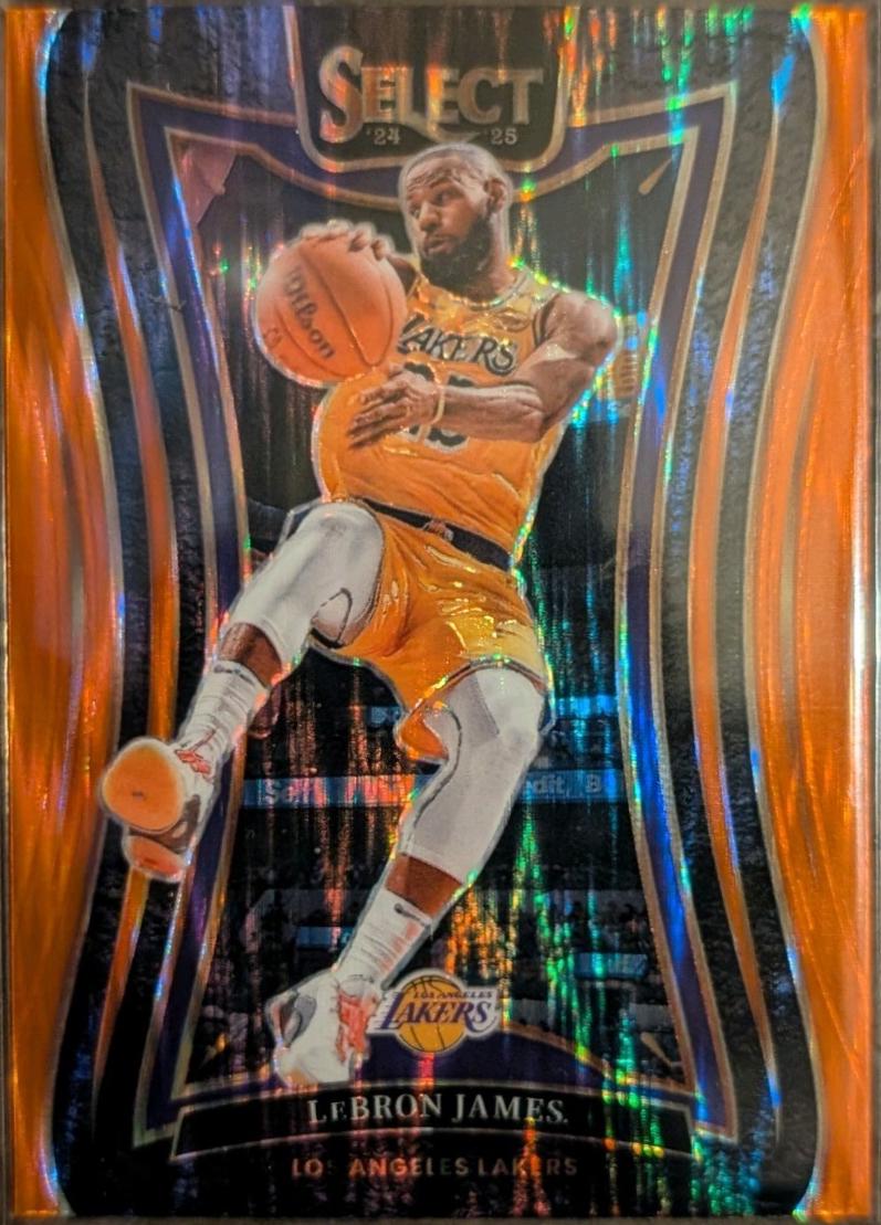 LeBron James [Orange Flash Prizm] #310