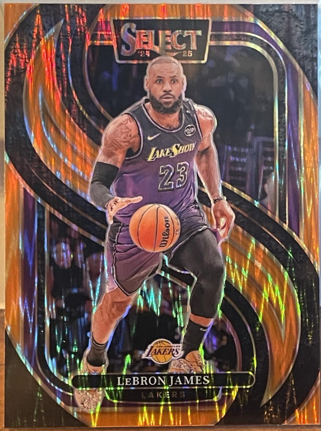 LeBron James [Orange Prizm] #111