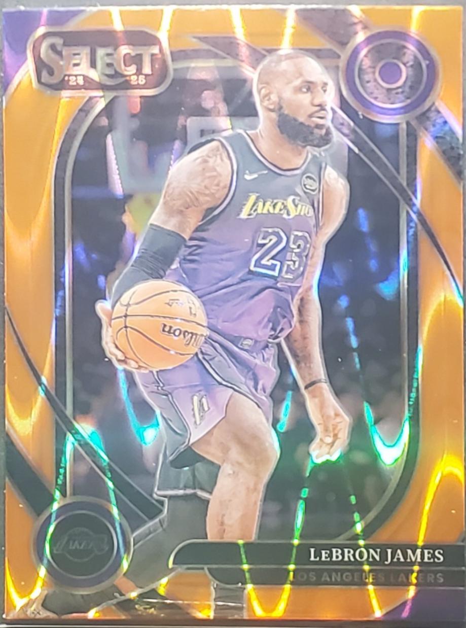 LeBron James [Orange Tectonic Prizm] #241