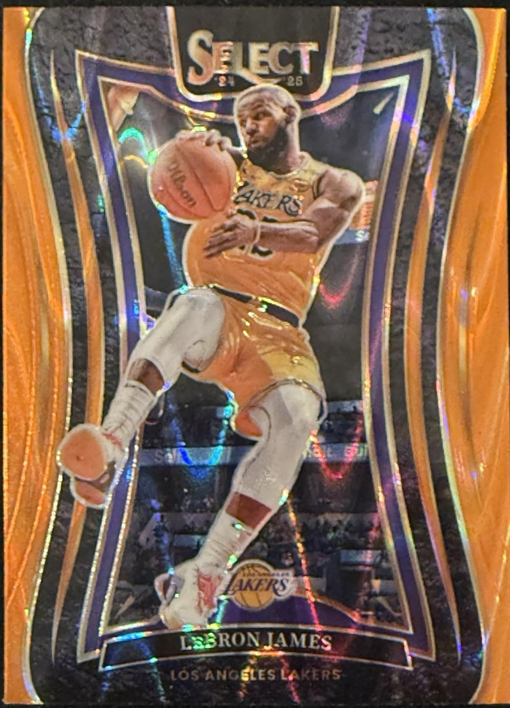 LeBron James [Orange Tectonic Prizm] #310