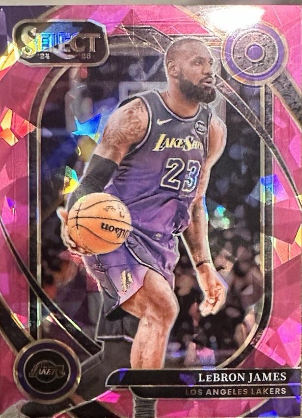 LeBron James [Pink Cracked Ice Prizm] #241