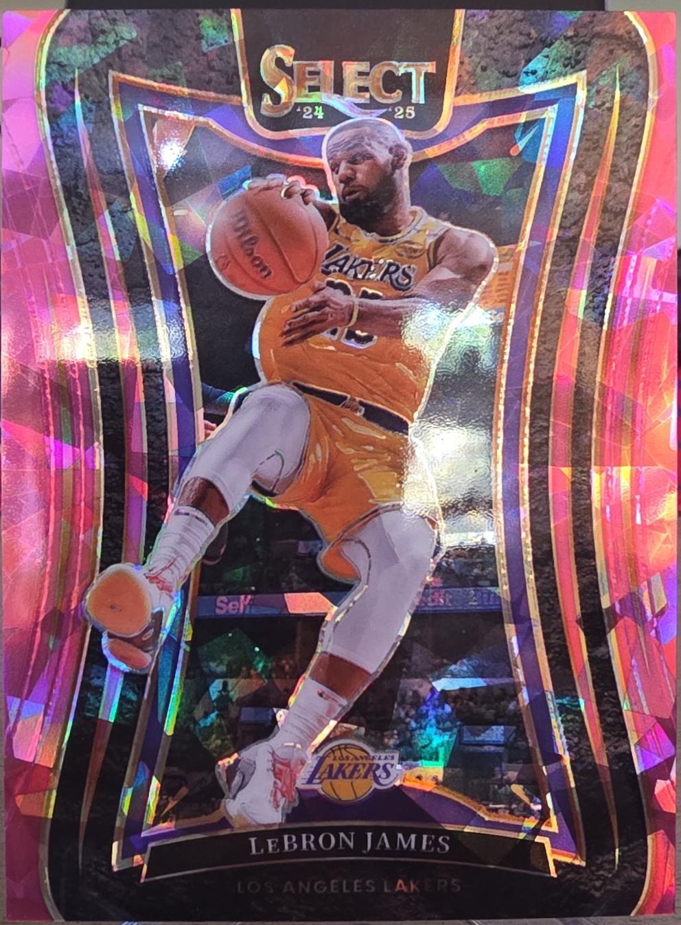 LeBron James [Pink Cracked Ice Prizm] #310