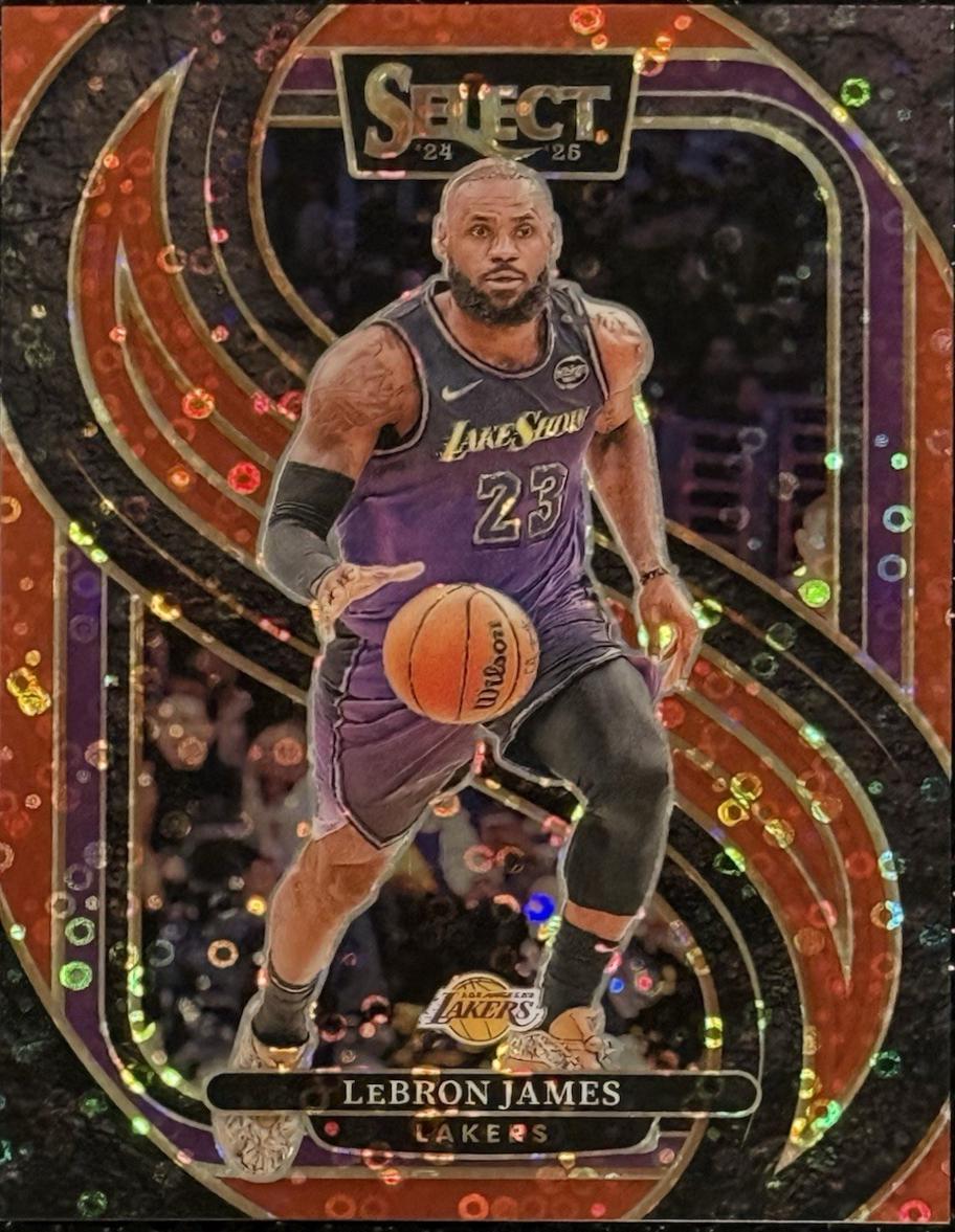 LeBron James [Red Disco Prizm] #111