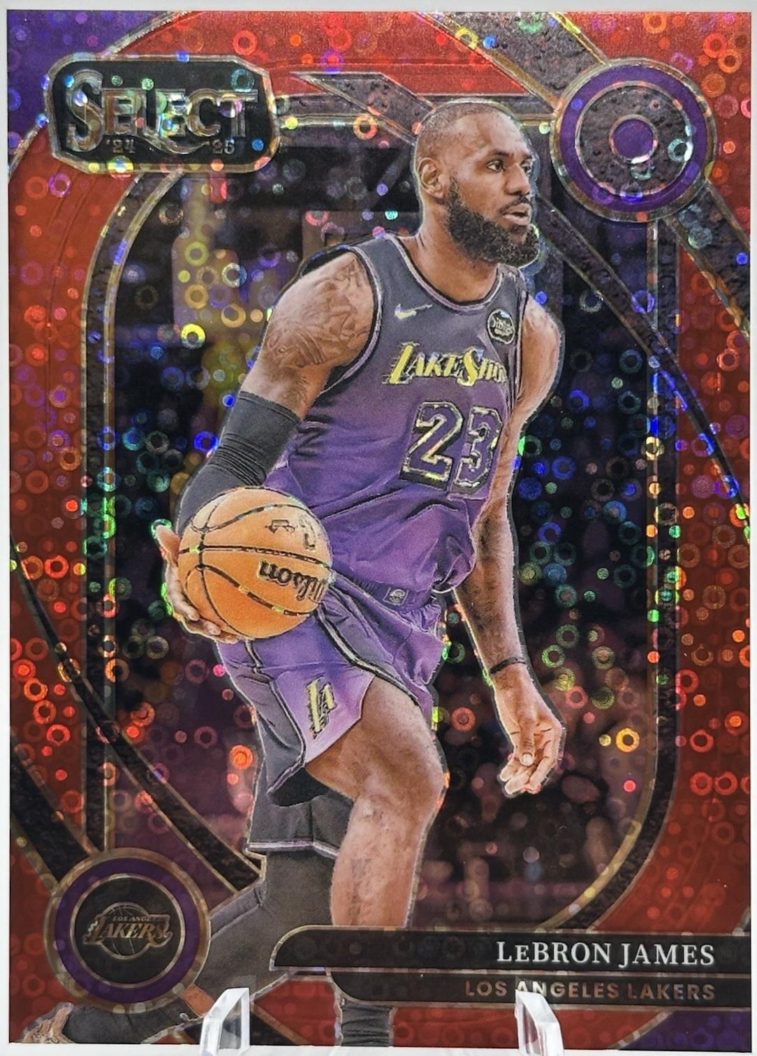 LeBron James [Red Disco Prizm] #241