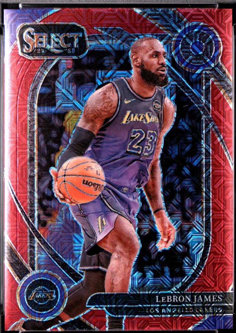 LeBron James [Red Mojo Prizm] #241