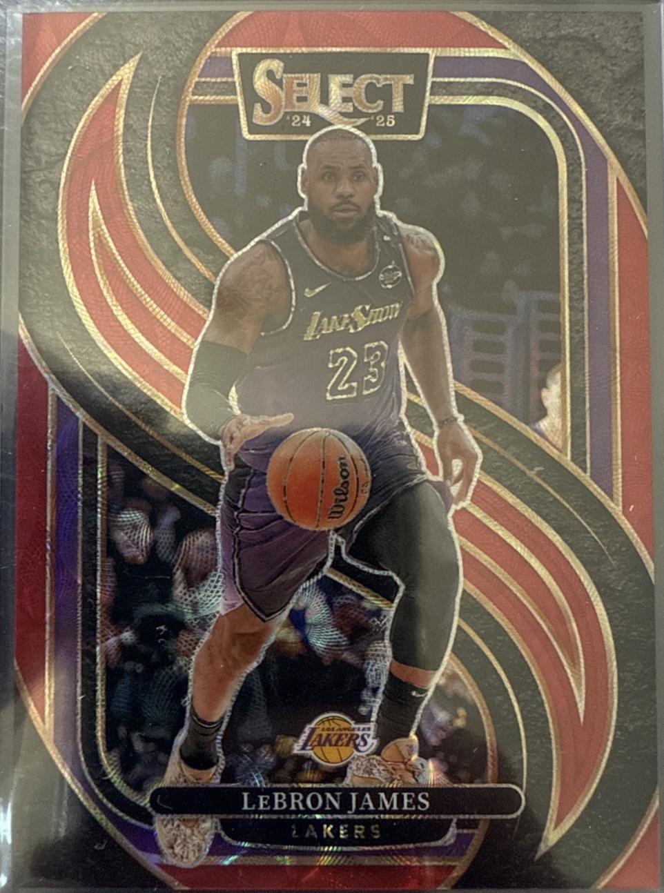 LeBron James [Red Scope Prizm] #111