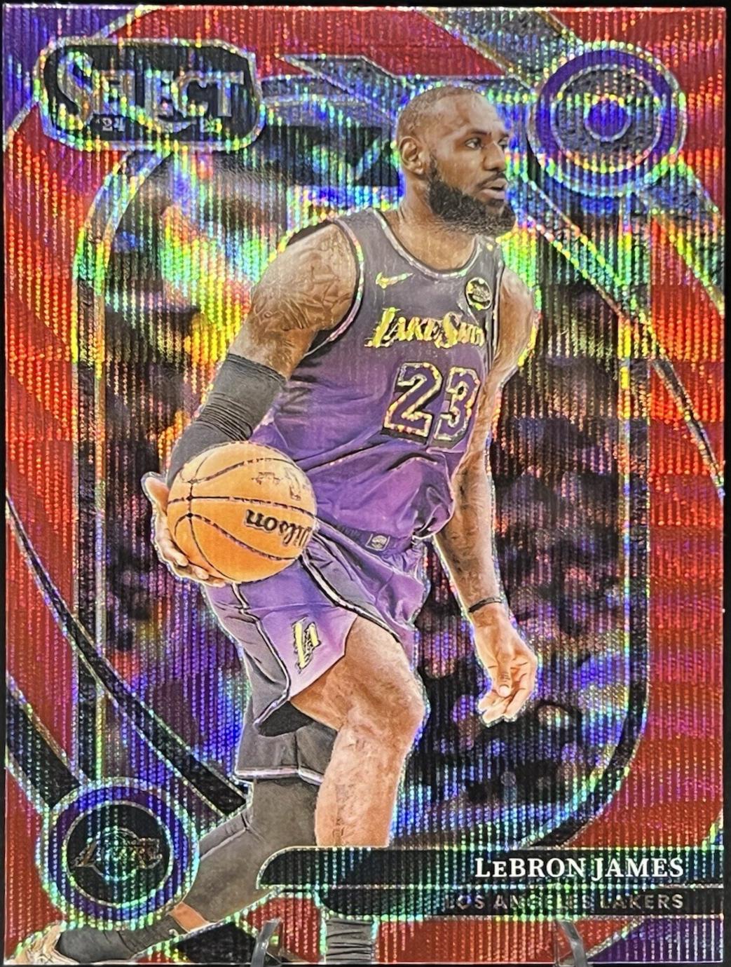 LeBron James [Red Tectonic Prizm] #241