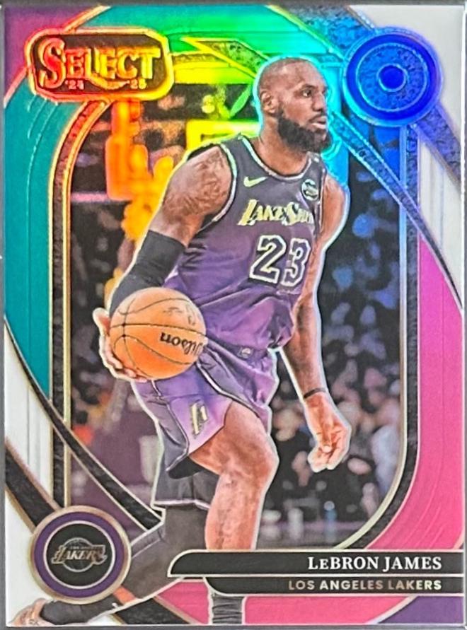 LeBron James [Teal White Pink Prizm] #241