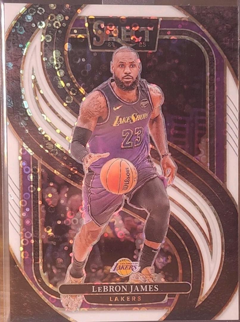 LeBron James [White Disco Prizm] #111