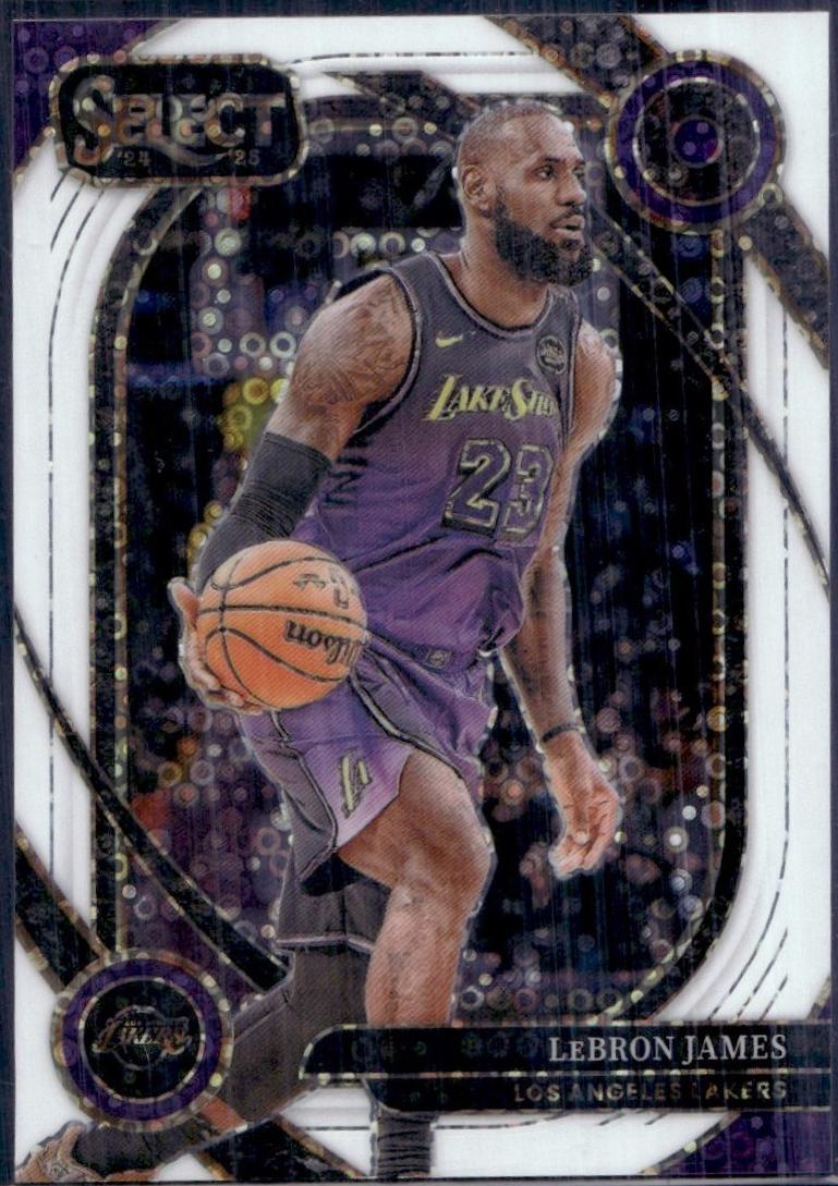 LeBron James [White Disco Prizm] #241