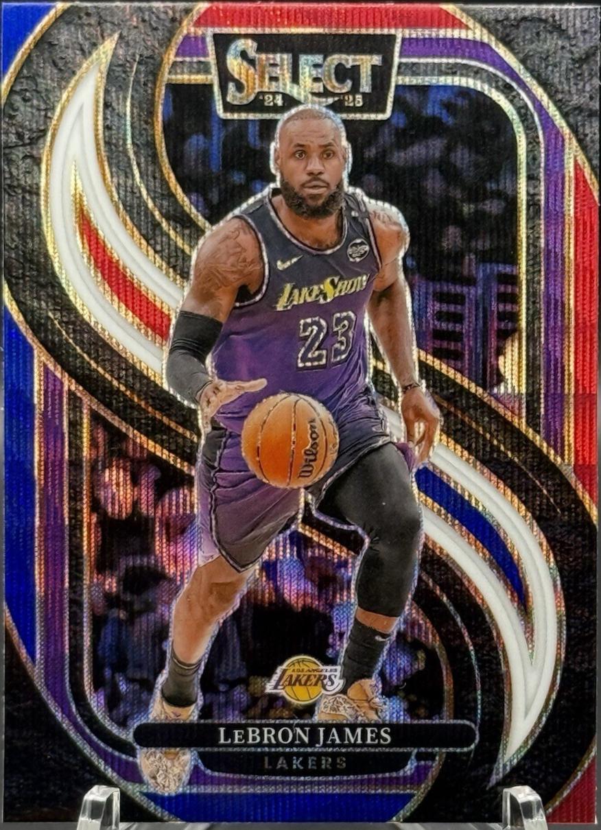 LeBron James [White Wave Prizm] #111