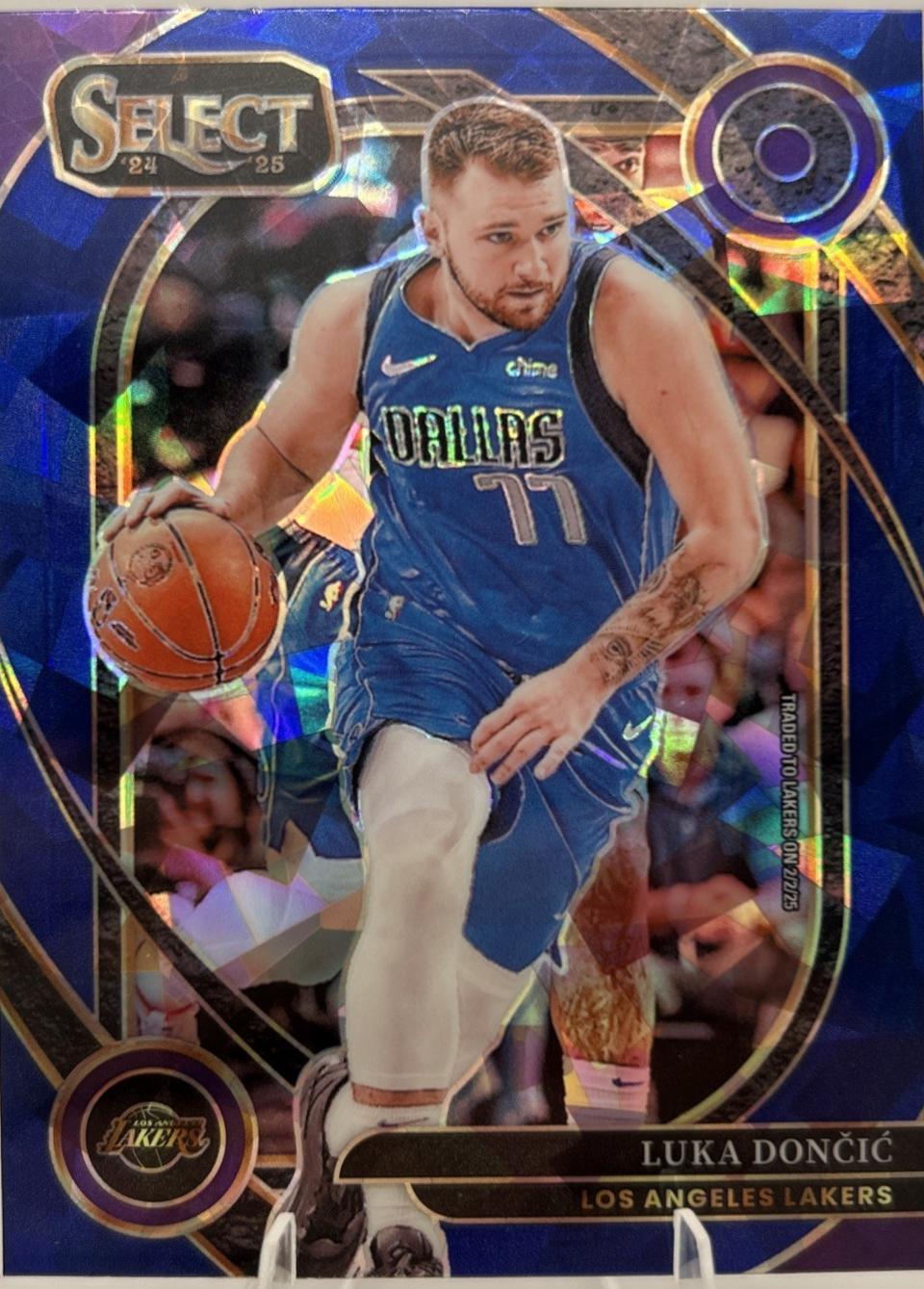 Luka Doncic [Blue Cracked Ice Prizm] #265