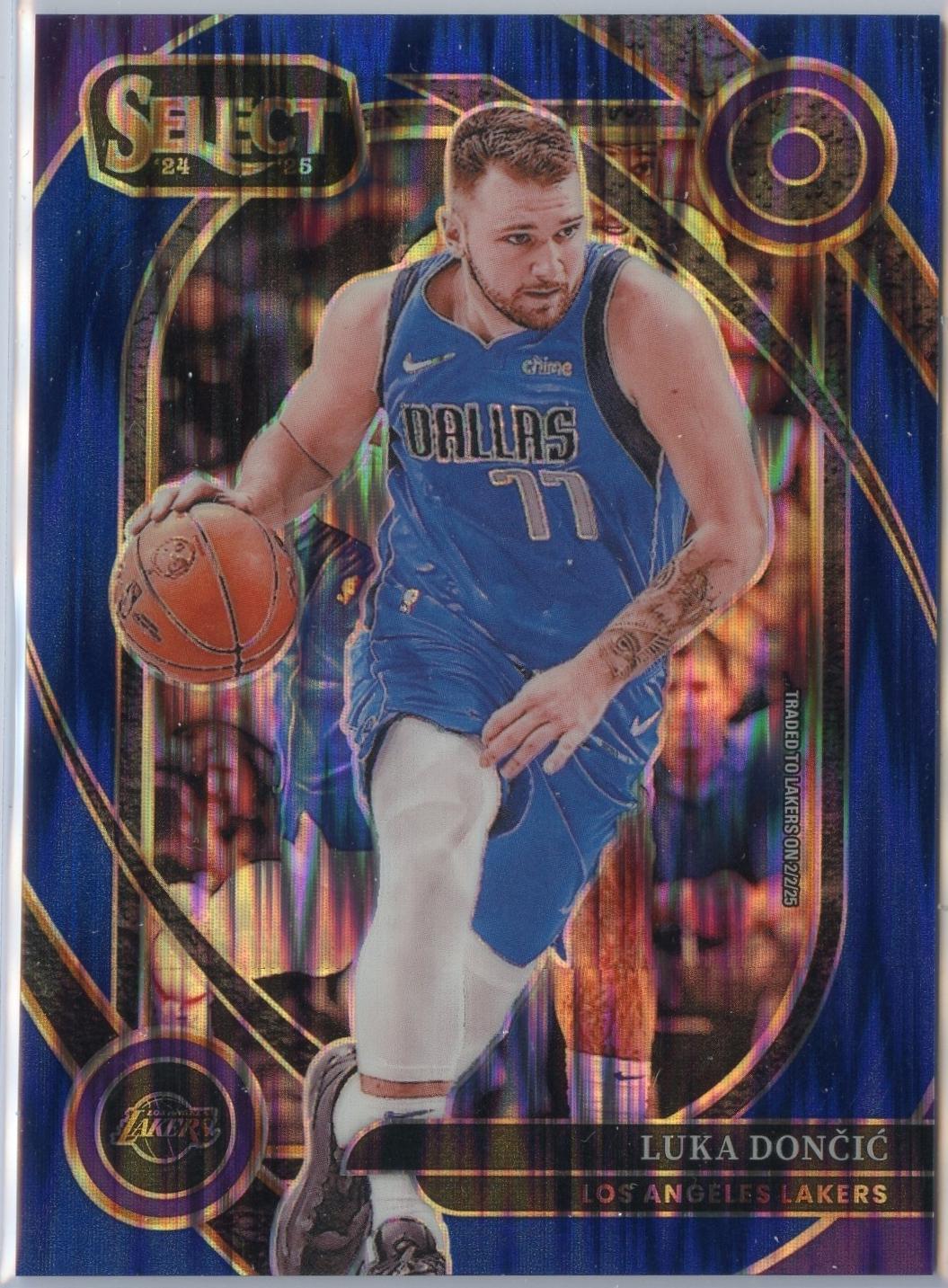 Luka Doncic [Blue Flash Prizm] #265