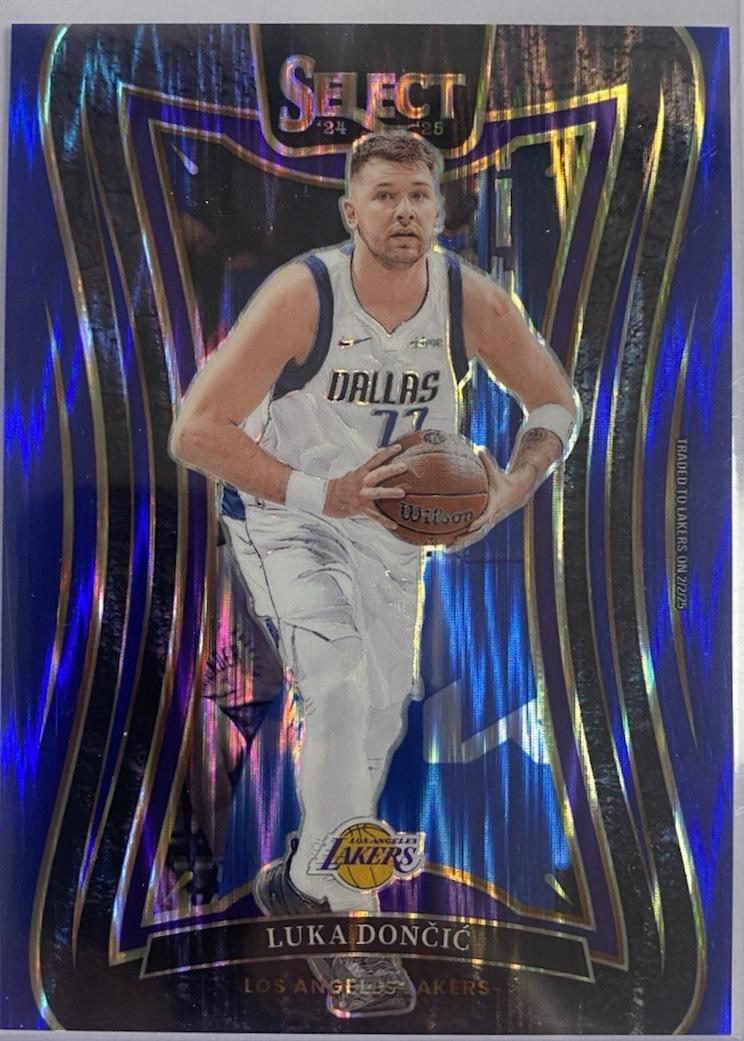 Luka Doncic [Blue Flash Prizm] #347