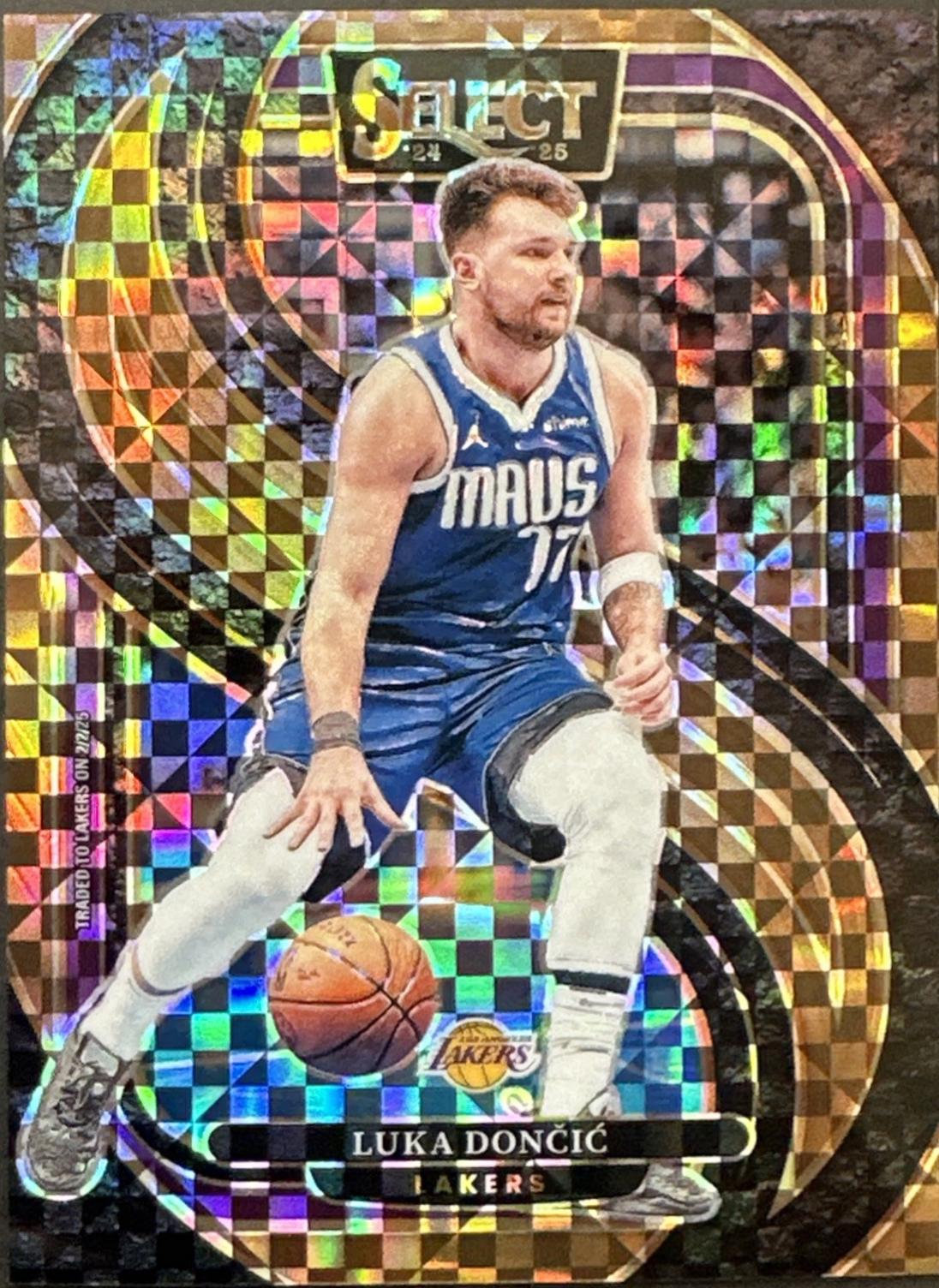Luka Doncic [Bronze Checker Prizm] #141