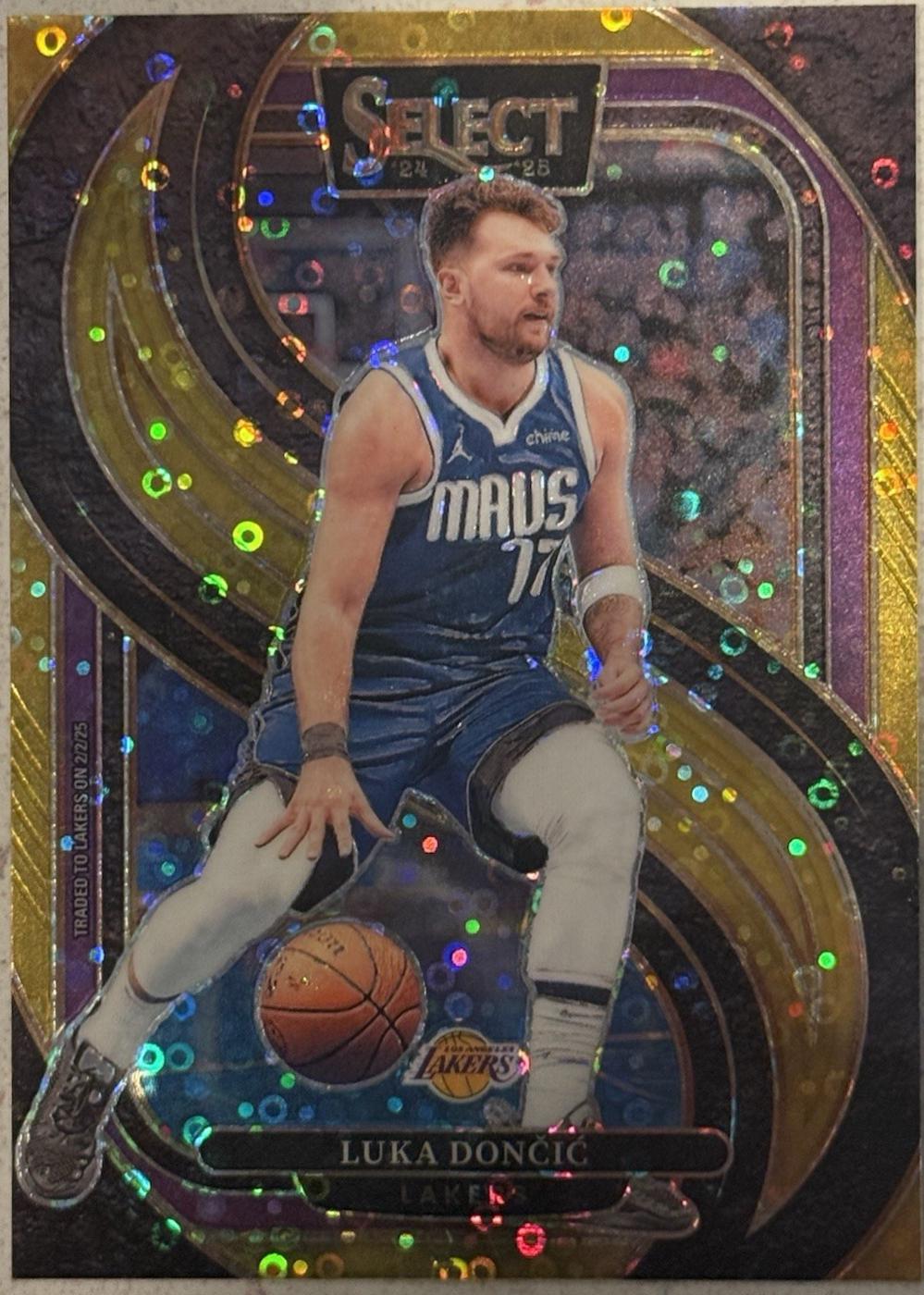 Luka Doncic [Gold Disco Prizm] #141