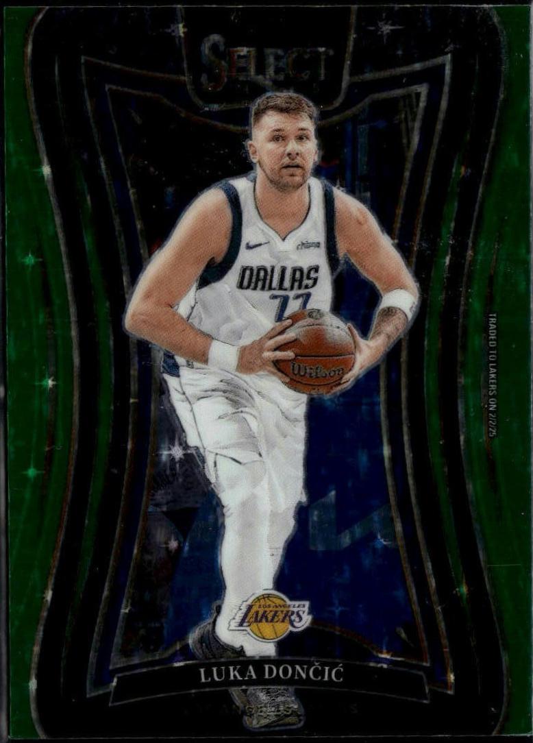 Luka Doncic [Green Stars Prizm] #347
