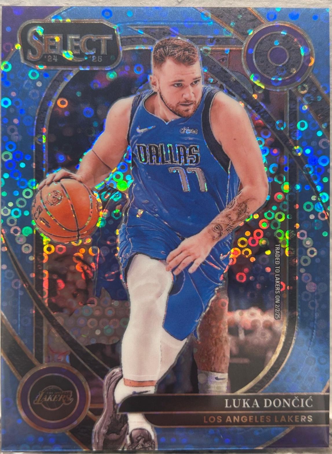 Luka Doncic [Light Blue Disco Prizm] #265