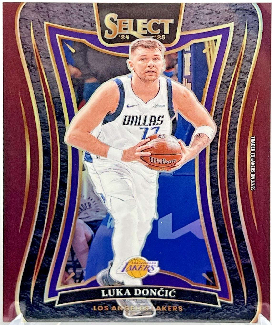 Luka Doncic [Maroon Prizm] #347