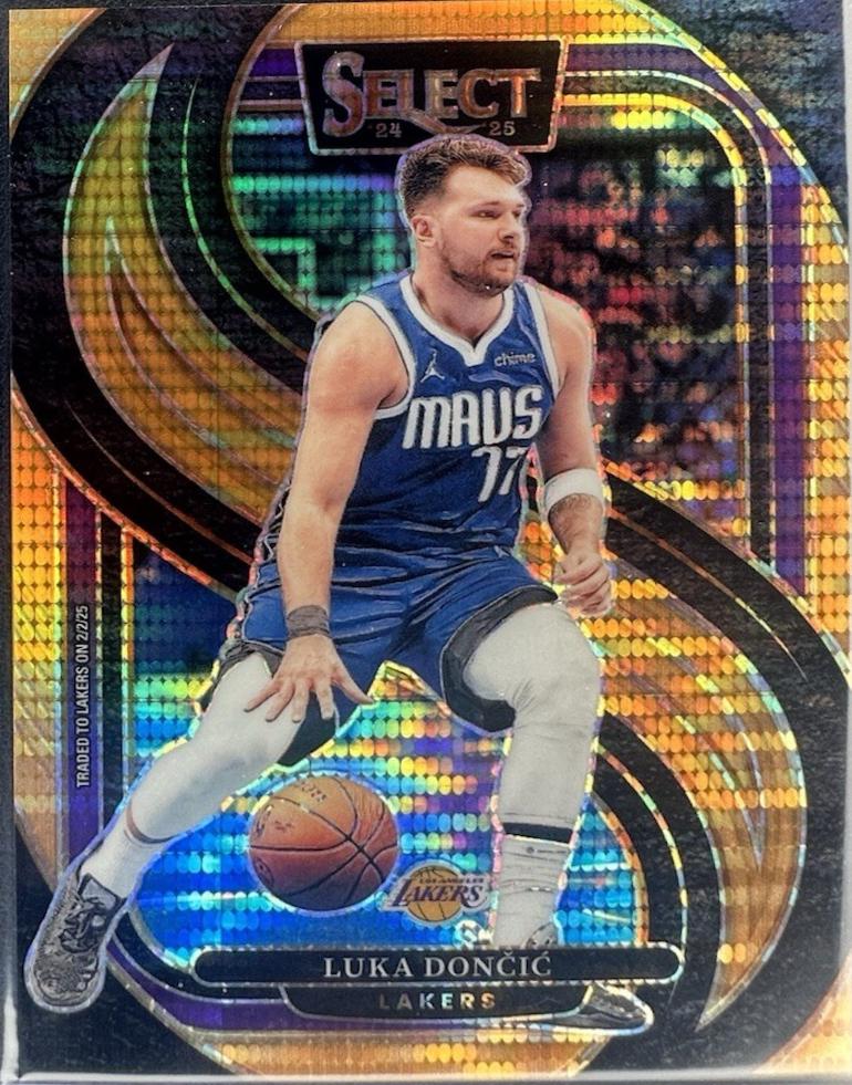Luka Doncic [Neon Orange Pulsar Prizm] #141