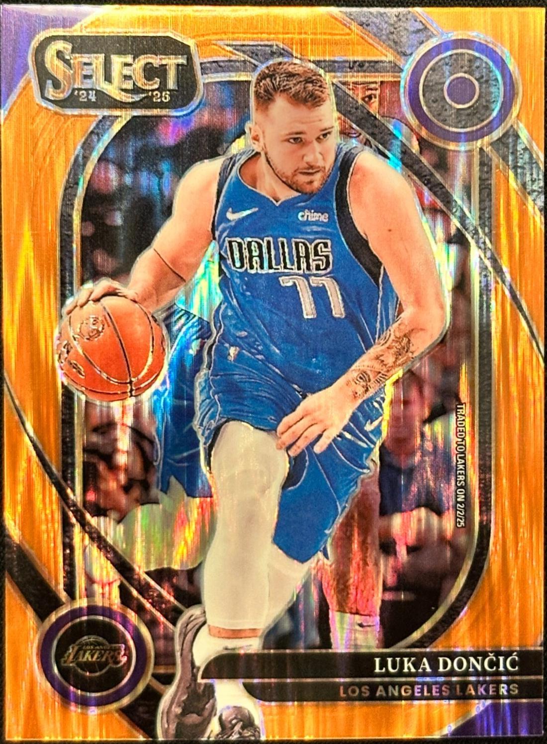 Luka Doncic [Orange Tectonic Prizm] #265