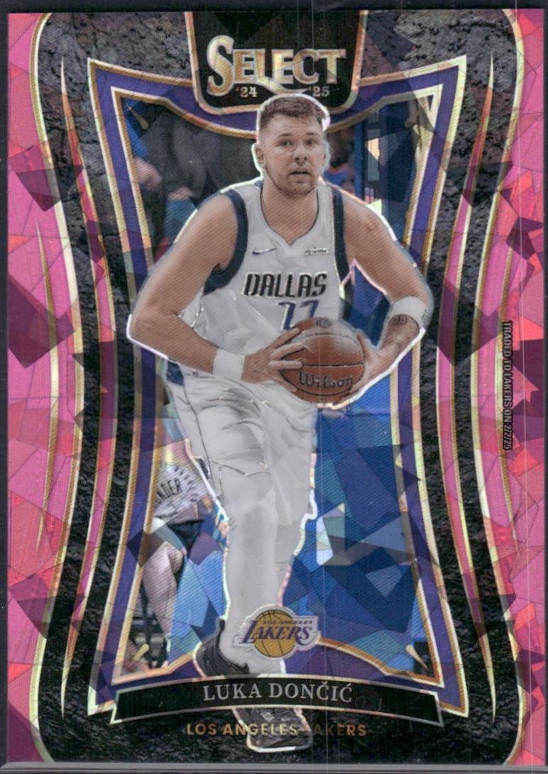Luka Doncic [Pink Cracked Ice Prizm] #347