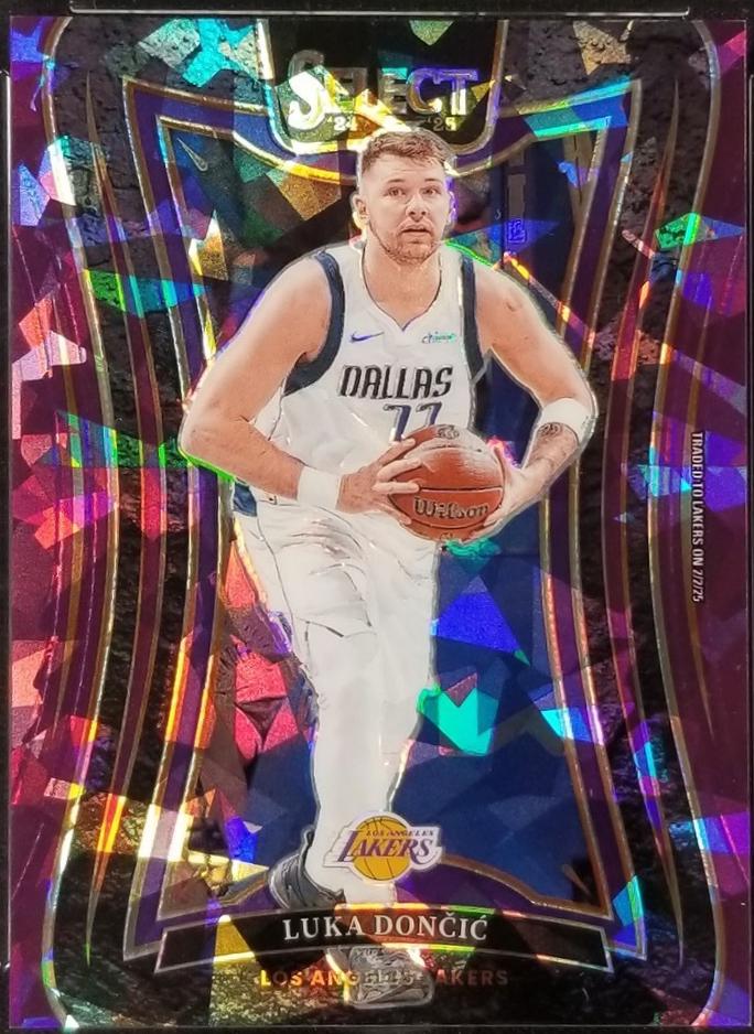 Luka Doncic [Purple Cracked Ice Prizm] #347