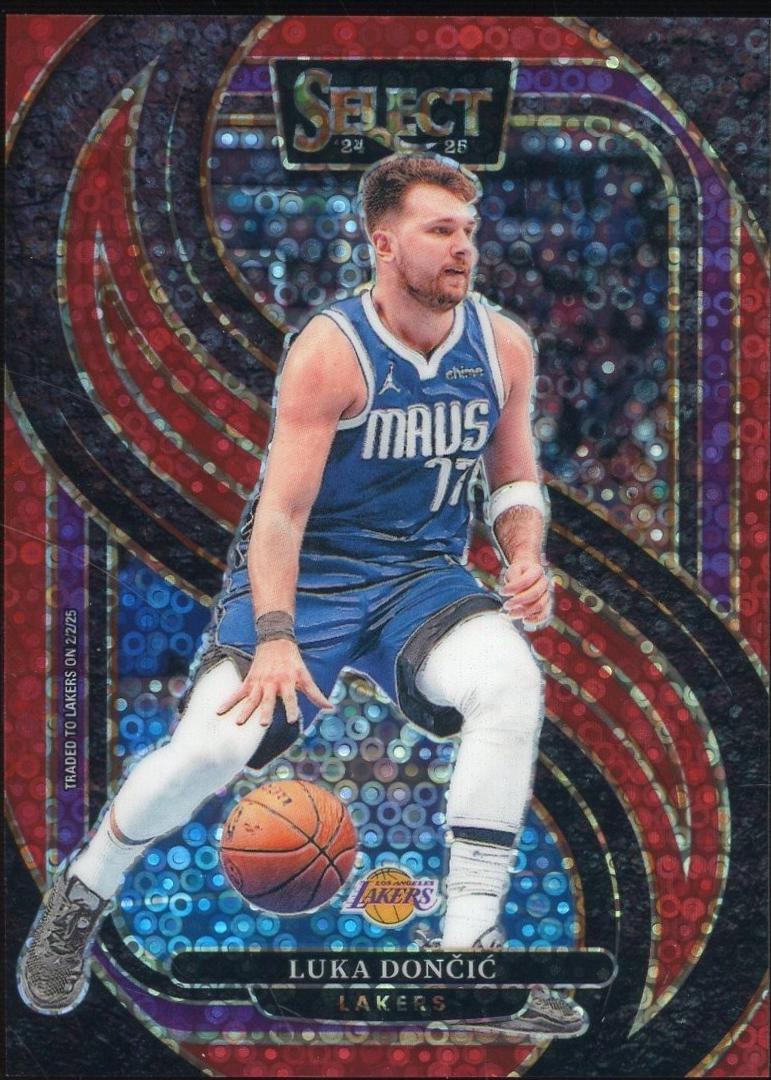 Luka Doncic [Red Disco Prizm] #141